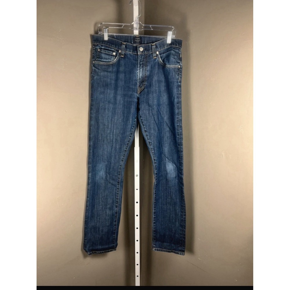 Citizens of Humanity Bowery Standard Slim Jeans Men's 32 Zip Fly Dark Wash